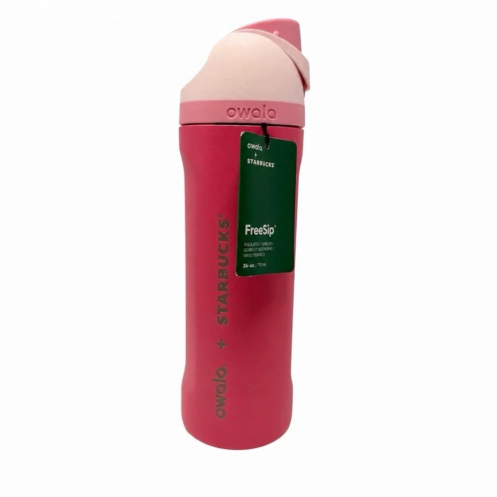 Starbucks x Owala FreeSip 2026 Pink Drink Limited Edition 24oz Tumbler NWT